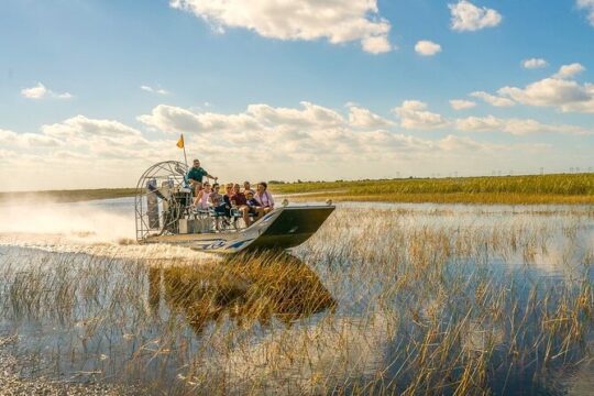 Everglades Airboat with free round-trip transport option