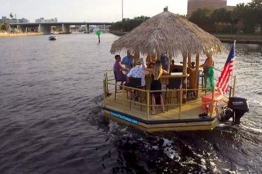 Tiki Boat - Downtown Tampa - The Only Authentic Floating Tiki Bar