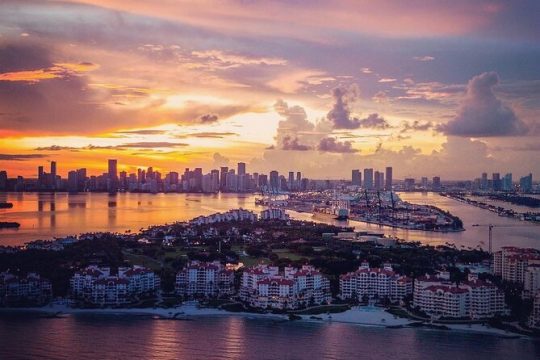 Sunset Miami Beach Private Air Tour - 50 Minutes