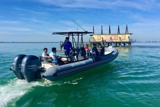 Semi-Private Zodiac RIB Boat Tour w/Exclusive Stiltsville Access