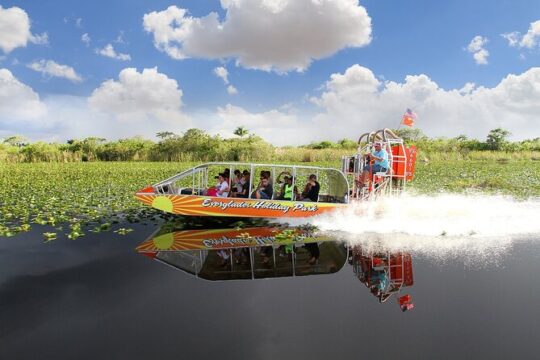 Panoramic Bus Tour Millionaire Row Cruise and Everglades Airboat