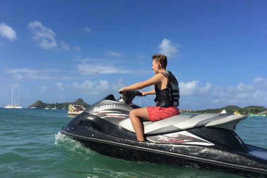 Jet Ski with Pontoon Ride at Downtown Miami - 2 hours