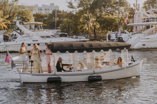 Luxury Private E Boat Cruise with Wine and Charcuterie Board