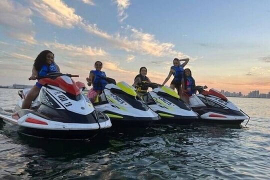 Miami Jet Skis Adventure + Complementary Boat Ride