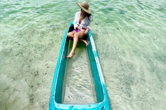 CLEAR Kayak Island with Champagne Toast!