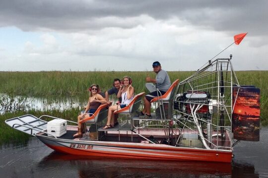 60 Minute Small Group Semi Private Everglades River Of Grass Airboat Charter