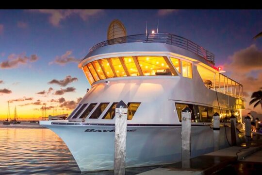 3 Story Nightclub on the Ocean mega yacht with 3 hour open bar