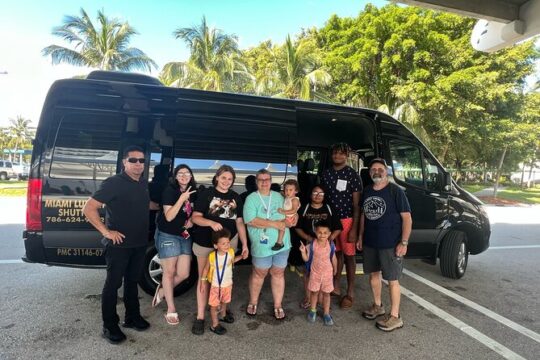 Miami Airport or Hotel to Orlando Van up to 14pax