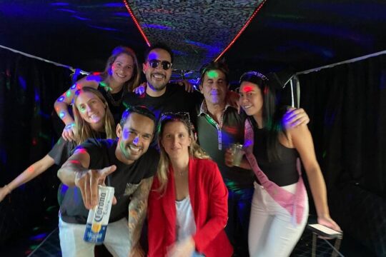 Miami Nightlife Party Bus Experience with Club Entrance