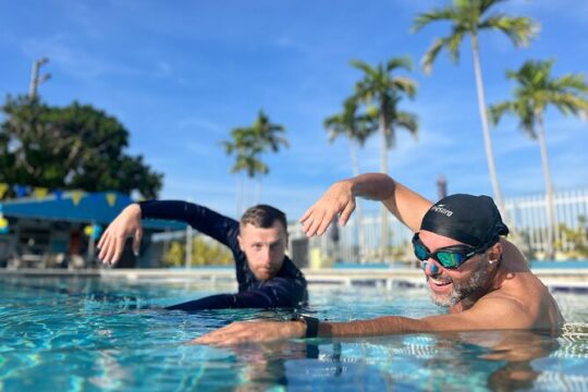 Private Intensive Swimming Course for Adults in Miami