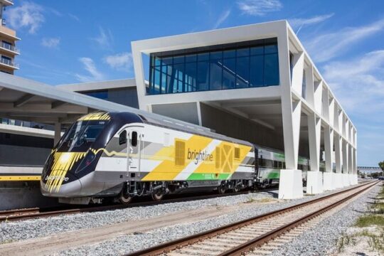 Brightline Orlando Airport Station to Port Canaveral Cruise Ships