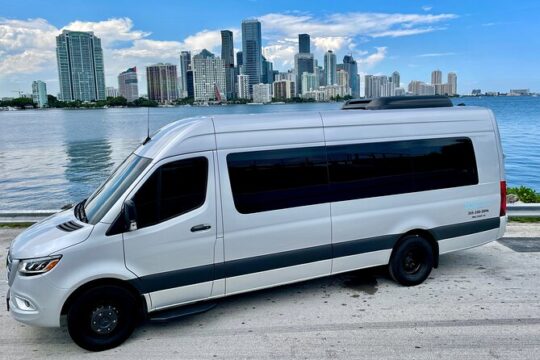 Miami Private Tour Departure Transfer Port VIP Sprinter - 305MIABUS