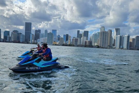 Miami's Islands And Sandbars on a High-Speed Jet Ski Tour