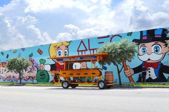 Pedal Pub Miami Wynwood Graffiti Bar Tour