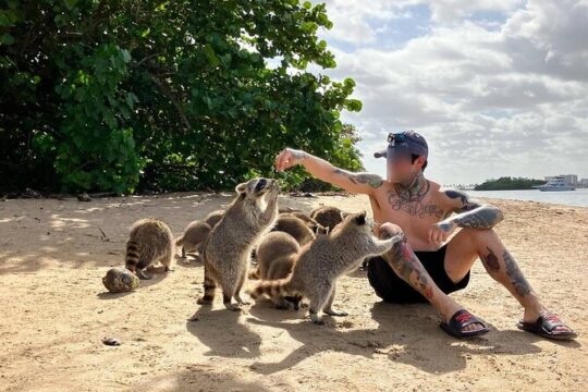 3H Private Cruise in French on Raccoon Island