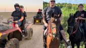 Horse back riding and ATV ride 