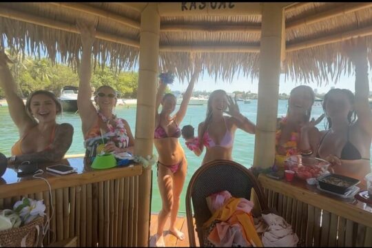 Miami Tiki Boat Island Sandbar Cruise